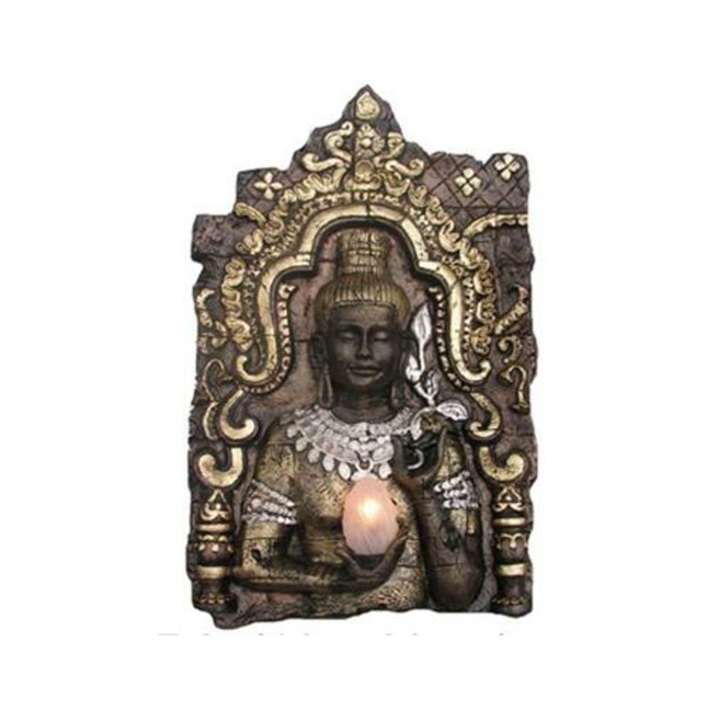 Deko Figur Statue Skulptur 107x60 cm Statuen Neu Buddha Wand Leuchte