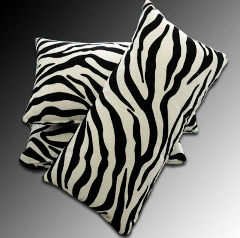 Designer Deko - Kissen Zebra