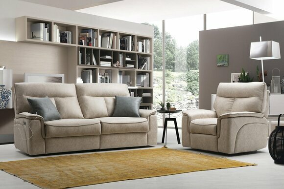 Wohnzimmer Set Dreisitzer Sofa Couch Modern Sessel Sitzmöbel Design Polstermöbel