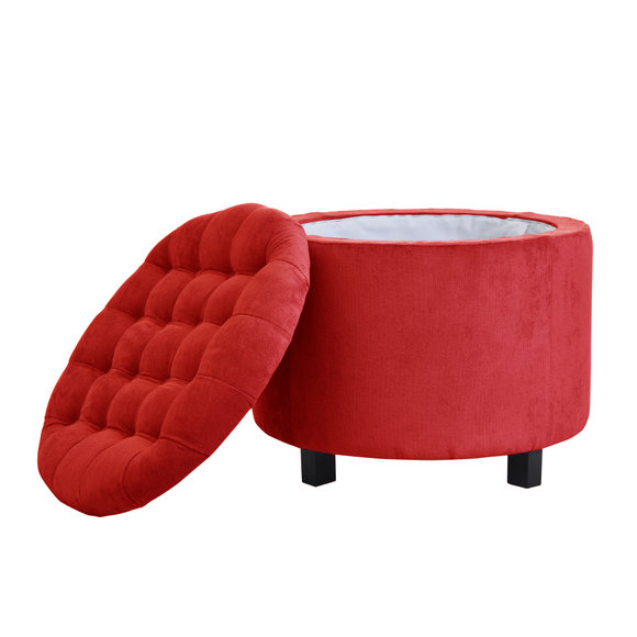 Hocker Fußhocker Ottoman Sitzhocker Sitzpouf Wohnzimmer Designer Solano