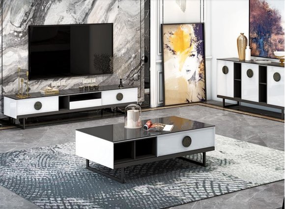 Kommode + Couchtisch + RTV Sideboard Neu Italienische Designer Möbel