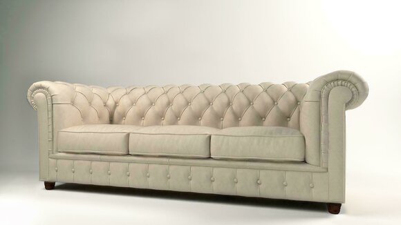 Design Chesterfield Sofa Couch Polster Sofas Couchen Sitz Garnitur Leder