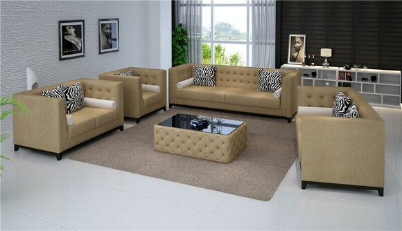 Ledersofa Couch Sofagarnituren Sitzer Garnitur Design Modern Sofa