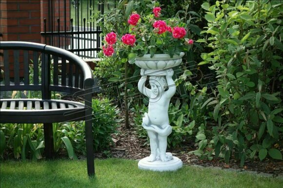 Blumenkübel Pflanz Kübel Dekoration Figur Blumentöpfe Garten Vasen