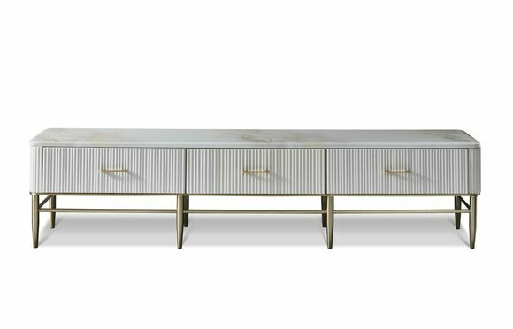 Designer Kommode Anrichte Low Board Side Schrank Wohn Zimmer Regal