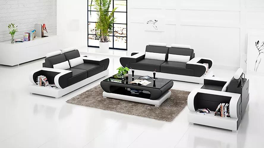 Design Sofagarnitur 321 Sitzer Set Sofa Polster Couchen Couch Modern Luxus Tisch