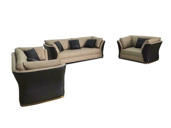 Sessel Design Couch Sofa Relax Leder Lounge Luxus Fernseh Club Polster