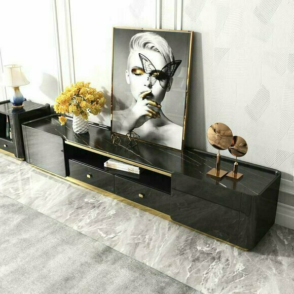 Konsolen Tisch Design Möbel Sideboard Medusa Luxus Wohnzimmer Lowboard