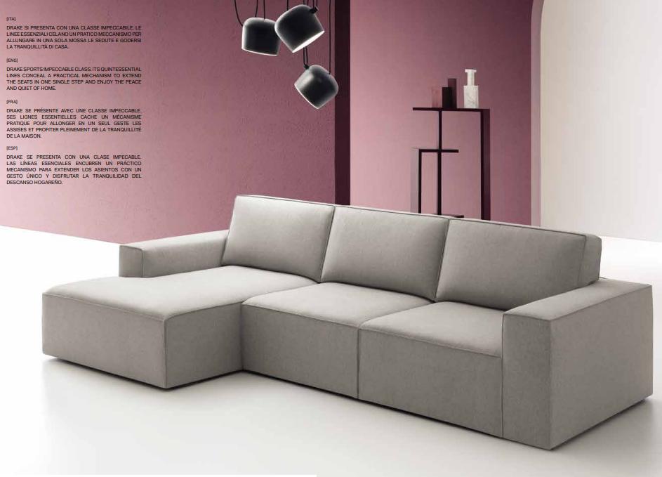 Italienische Eckcouch Sofa Couch Sofas Couchen Garnitur Möbel Stoff alfitalia