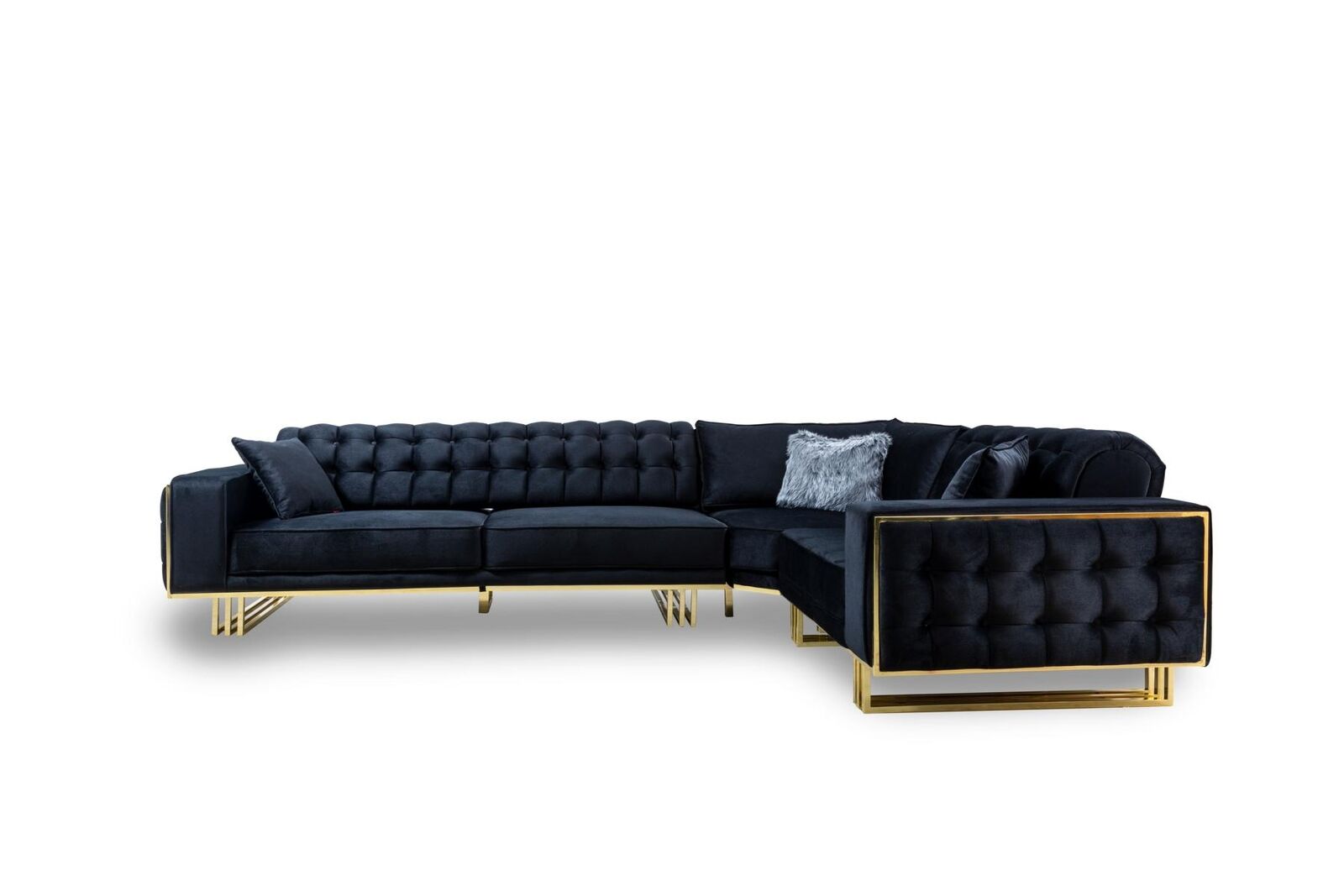 Exclusive Ecksofa Modern L-form Designer Stil Möbel Wohnzimmer Eckgarnitur