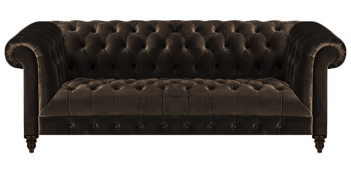 Moderne Braune Chesterfield Couch Designer Stoffsofas Edle Polster Möbel