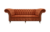 Braune Chesterfield Sitzcouch Modernes 3-Sitzer Sofa Luxus Sitzmöbel