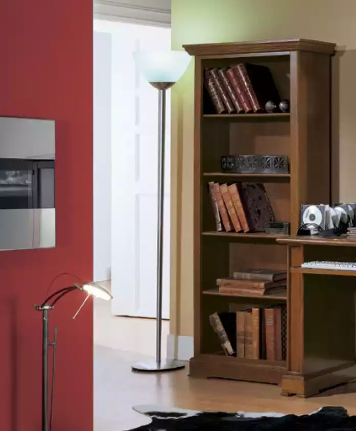 Schrank Regal Wohnzimmer Bücherregal Holz Büroschrank Schränke Italien