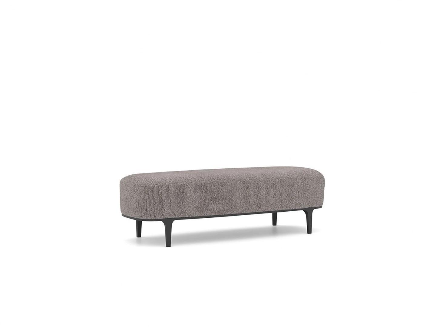 Designer Grau Sitzbank Bank Neu Einrichtung Modern Sitzmöbel Schlafzimmer