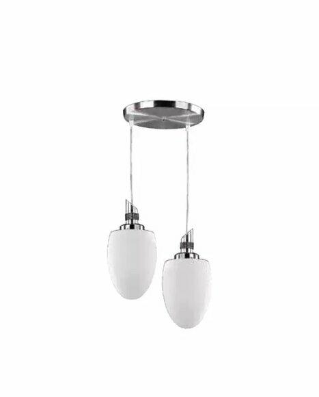 Deckenlampe moderner White Glass Wohnzimmer Luxus neu Stil 33x70cm