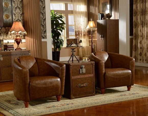 Chesterfield Sessel Loungesessel Clubsessel Cocktailsessel Fussteil