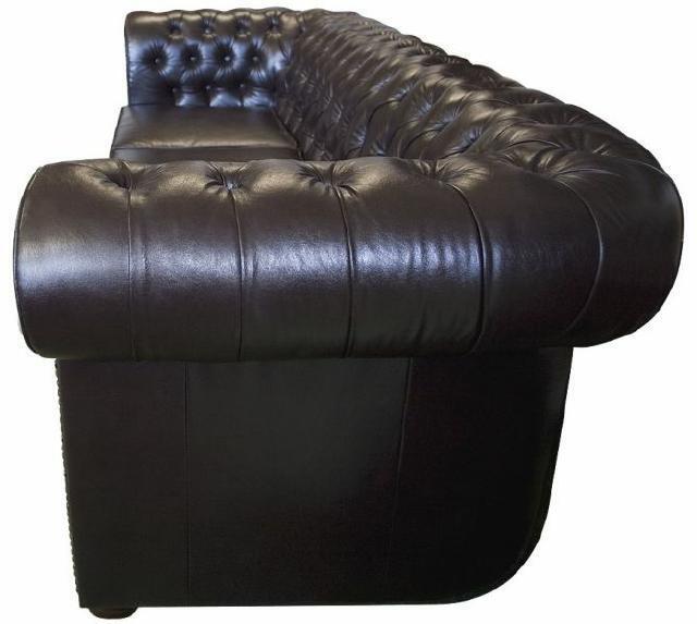 Chesterfield XXL Polster Big Sofa Couch Lord Textil Stoff 100% Leder Sofort