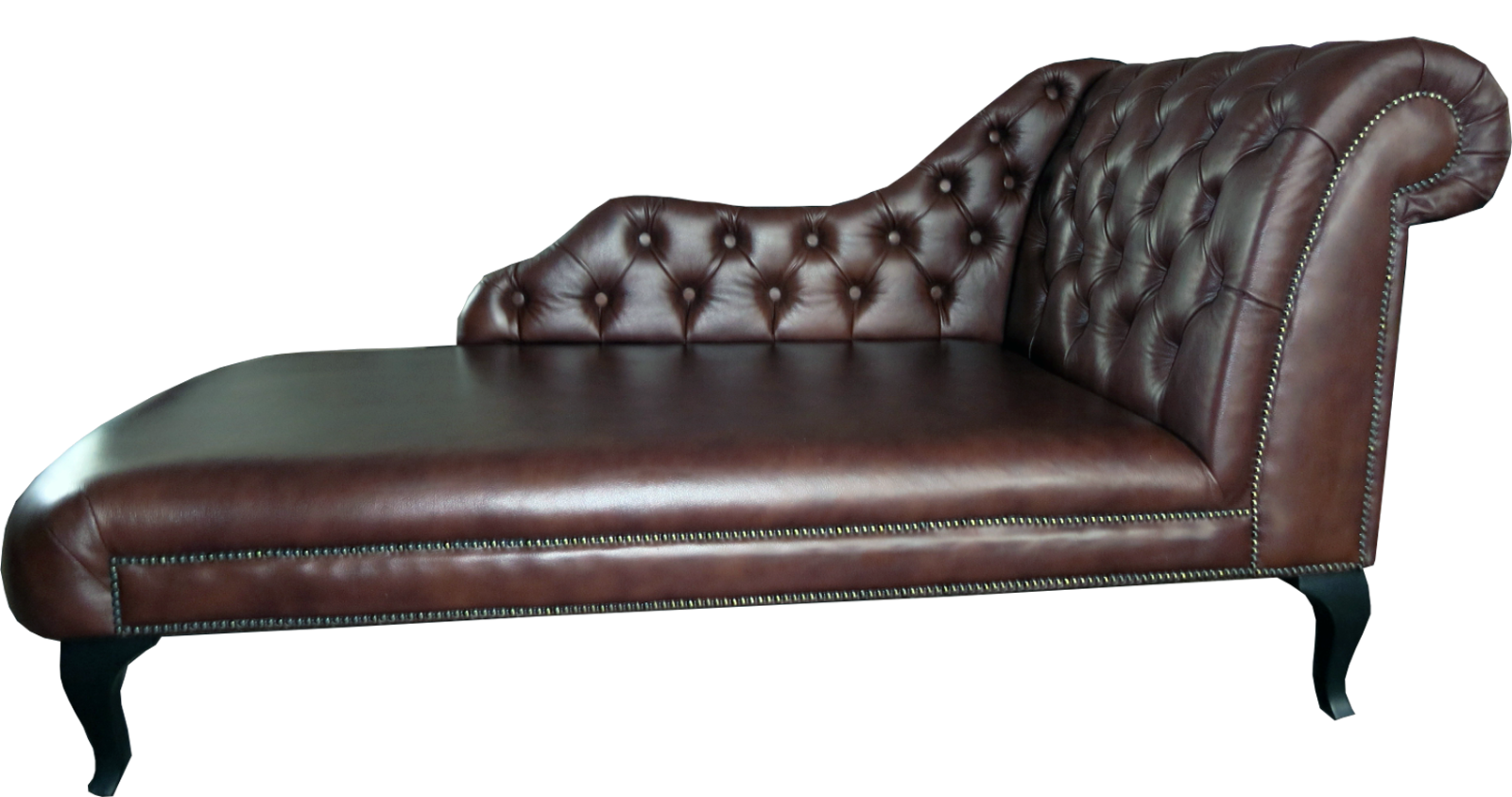 Chaise Lounge Liege Chesterfield Polster Liegen Leder Relax 100% Leder Sofort