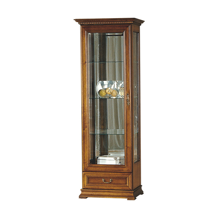 Klassischer Vitrine Vitrinenschrank Vitrinen Schrank Glasschrank Neu Model R-W1