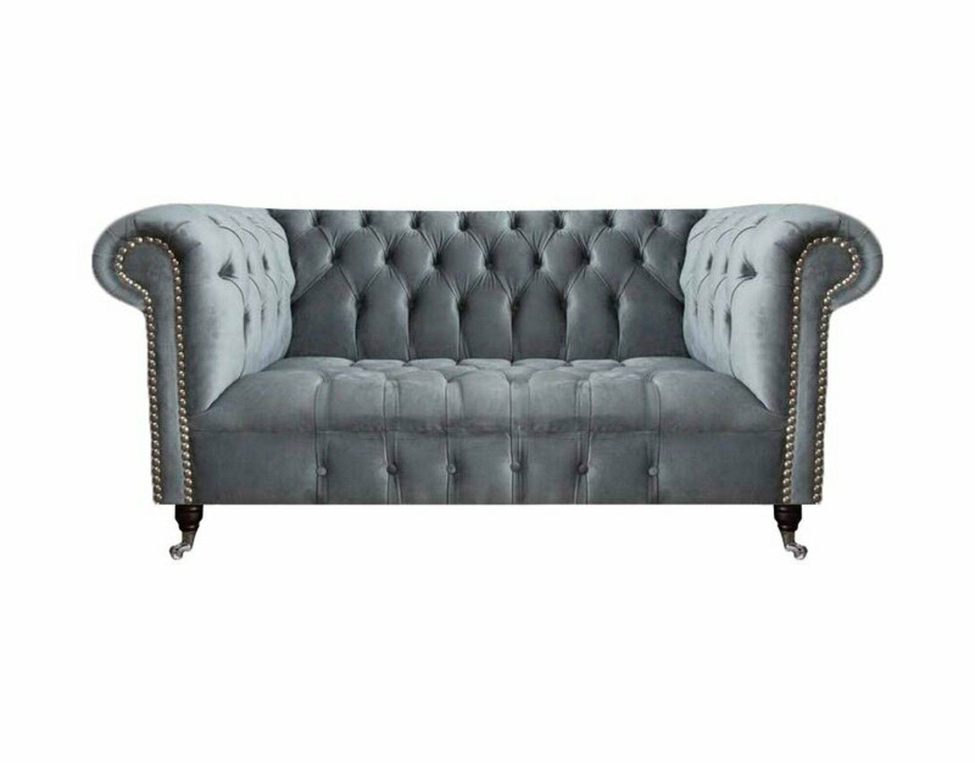 Sofa Zweisitzer Luxus Möbel Wohnzimmer Couch Einrichtung Chesterfield Sitz