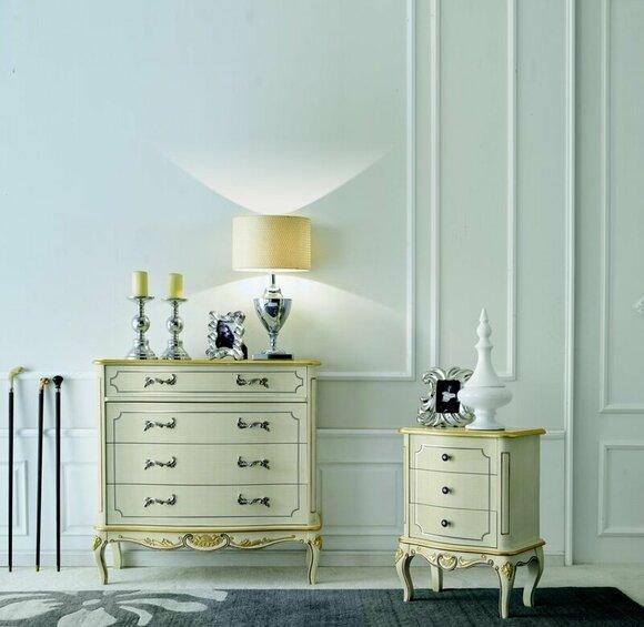 Design Möbel Stil Barock Kommode Holz Italien Möbel Anrichte Luxus Sideboard