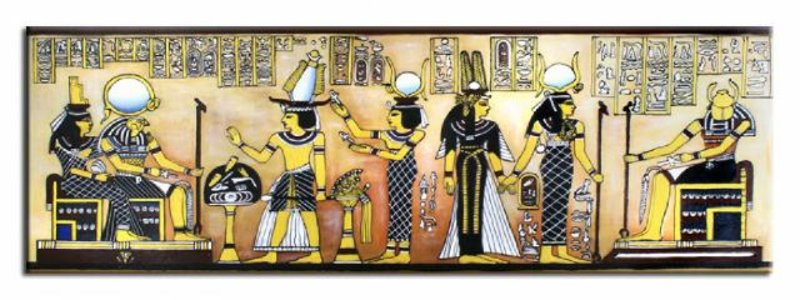Ägypten Pharao Ölbilder Gemälde Leinwand Ölbild Bild Bilder Keilrahmen 16583