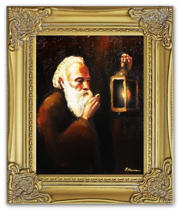 Ölbild Ölbilder Gemälde Bilder Bild Handgemalt Öl mit Rahmen Barock G05062
