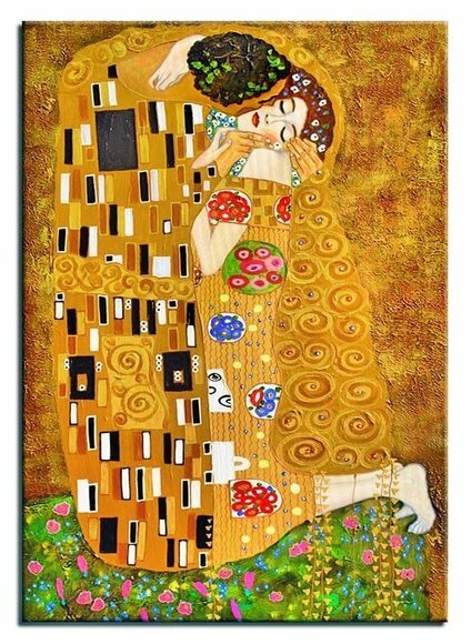 GUSTAV KLIMT Ölbilder Gemälde Leinwand Ölbild Bild Bilder 60X90 Keilrahmen 17415