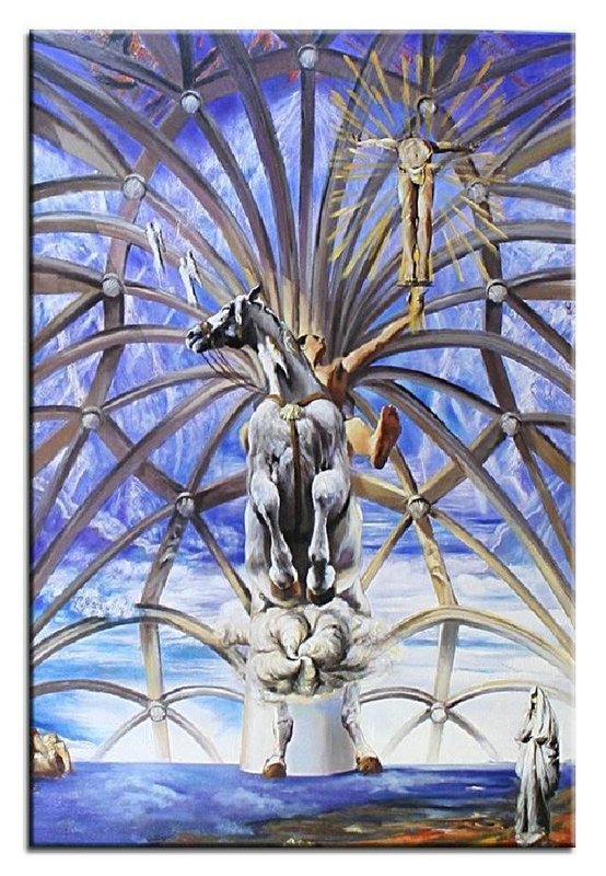 Salvador Dali "St. James" Ölgemälde Gemälde Leinwand Ölbild Bild Bilder