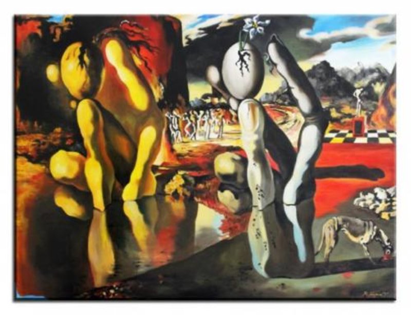 Salvador Dali Ölgemälde Bild Abstrakt Gemälde Leinwand Ölbild Bilder G17193