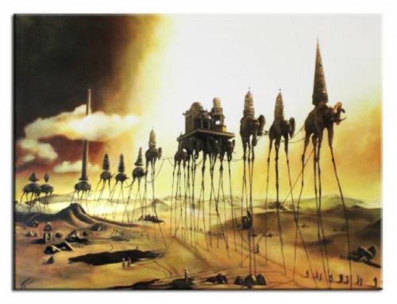 Aram Vardazaryan "Caravan of Dali" Gemälde Leinwand Ölbild Bild Bilder G17180
