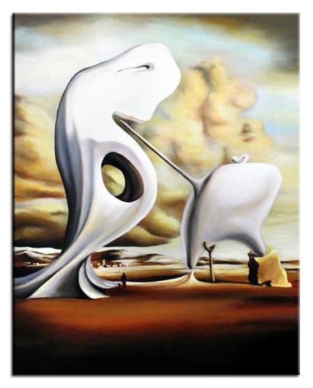 Salvador Dali Ölbild Gemälde Bild Bilder Ölbilder Ölgemälde Abstrakt G17192