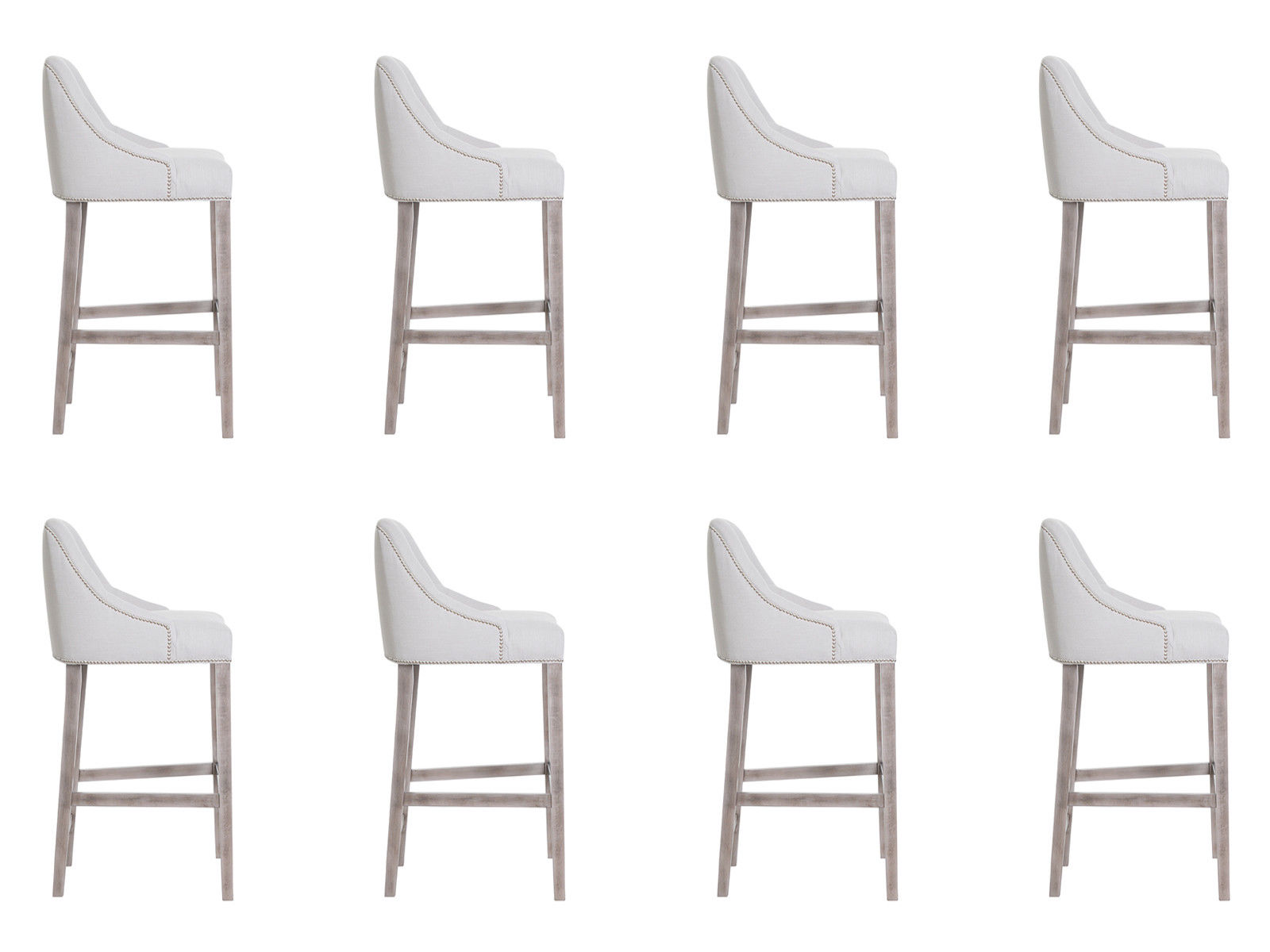 Design Barhocker 8x Stuhl Hocker Tresen Bar Set Stühle Komplett Garnitur Neu