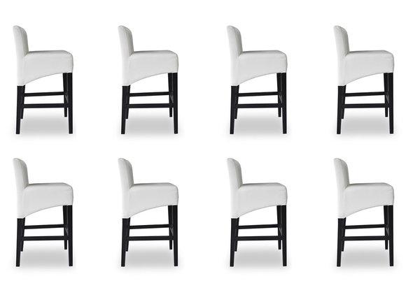 8x Bar Hocker Barhocker Tresen Stuhl Stuhl Set Stühle Polster Sitz Garnitur Neu