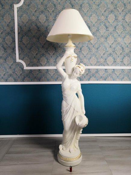 Wohnzimmer Stehlampe Leuchte Steh Leuchten XXL Design Lampe Figur