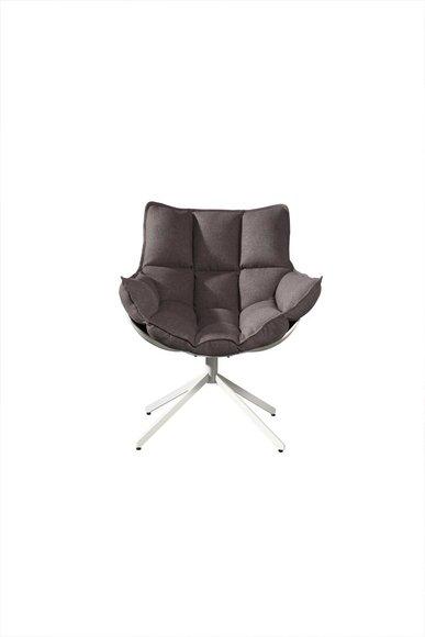 Stuhl Sessel Club Cocktail Textil Lounge Stoff Polster 1 Sitzer Metall Sitz Neu