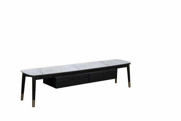 Design RTV Couch Tisch Side Board Klassisch Low Tische Marmor Metall