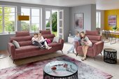 Leder Design Couch Polster Sitz Garnitur Garnituren 3+2+2 Leder Sofas Neu Sofa