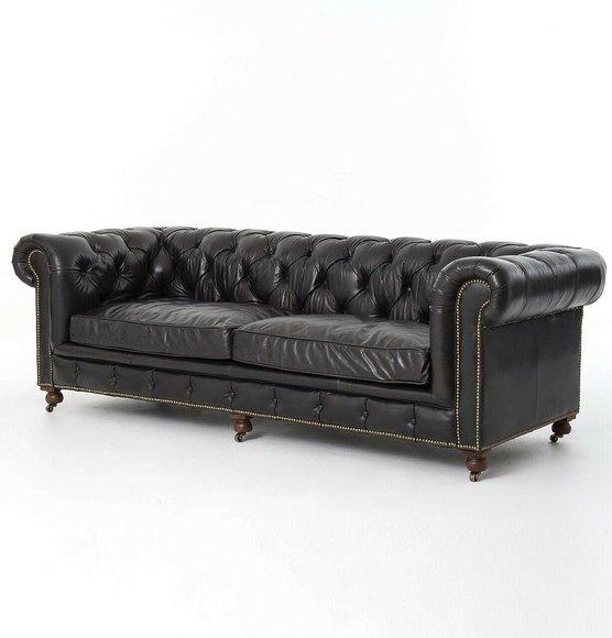 Chesterfield Sofa Couch Polster Stoff Leder Couchen Polster Garnitur