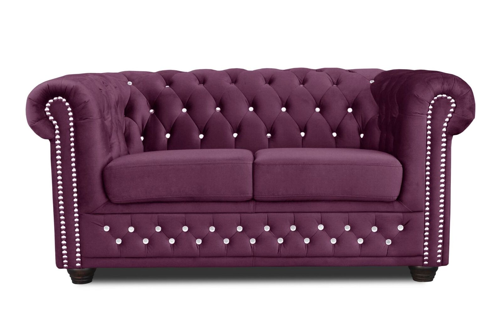 Chesterfield Sofagarnitur 2+1 Sitzer Design Couch Sofa Garnitur Set Neu