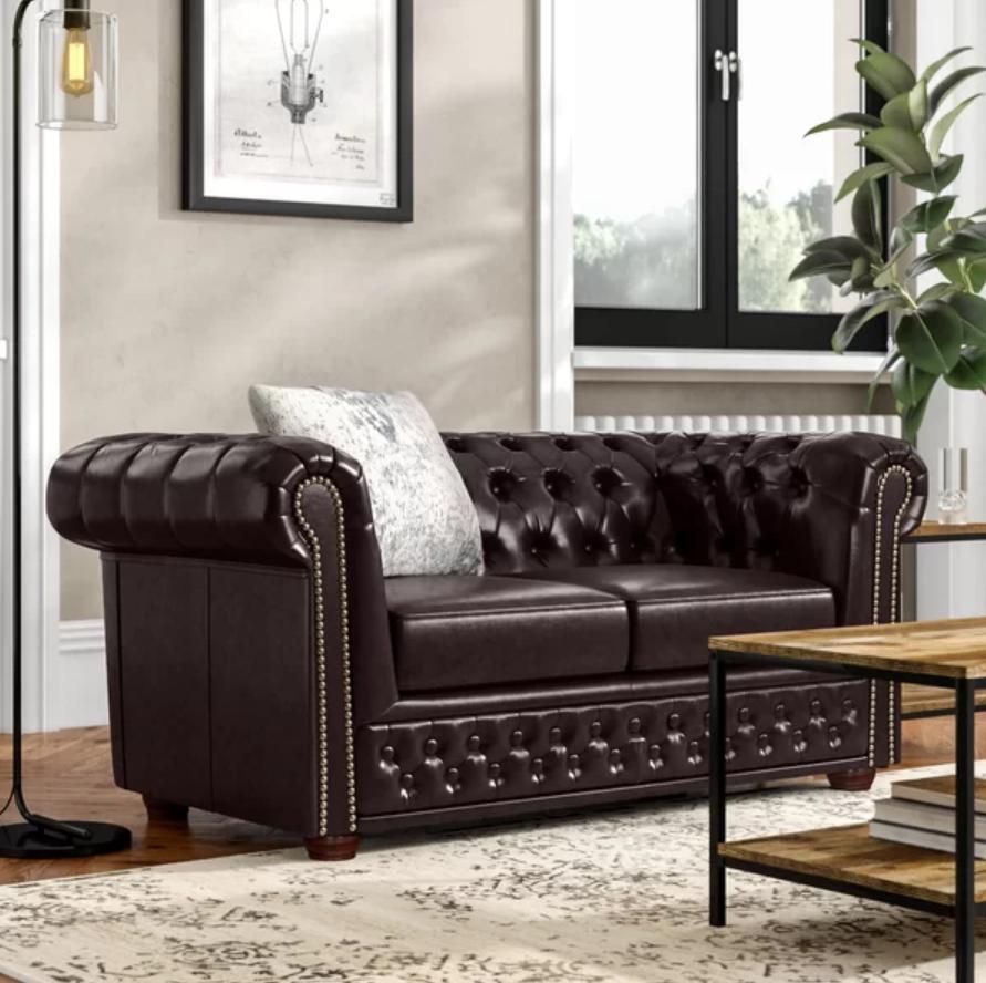 Chesterfield Sofagarnitur 2+1 Sitzer Design Couch Polster Sofas Modern