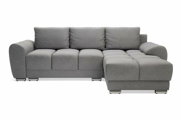 Bequeme Schlafsofa Couch mit Bettfunktion Sofa Polster Eckgarnitur Ecksofa