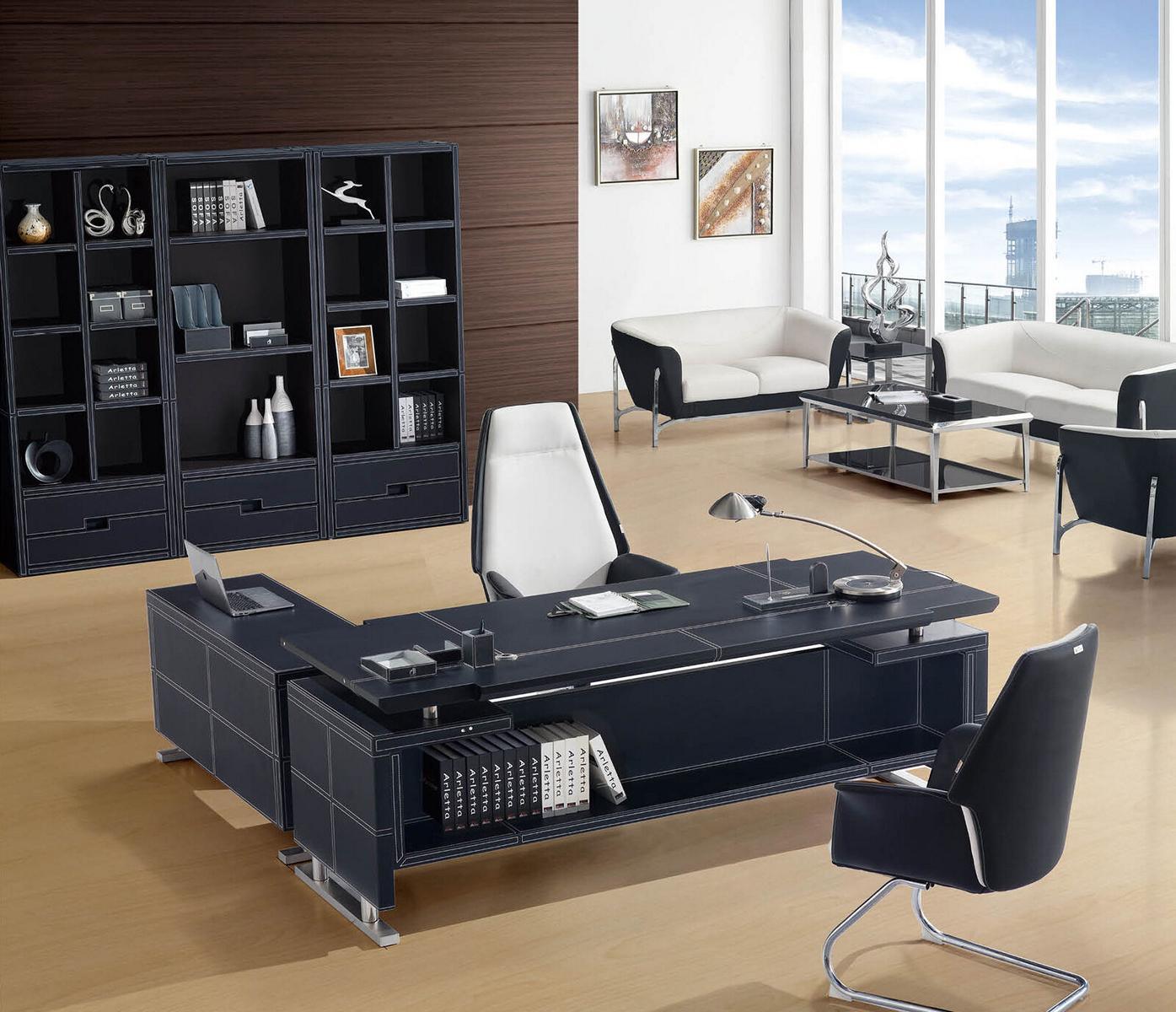Design Luxus Möbel Büro Set Eckschreibtisch Aktenschrank Schränke 2tlg.