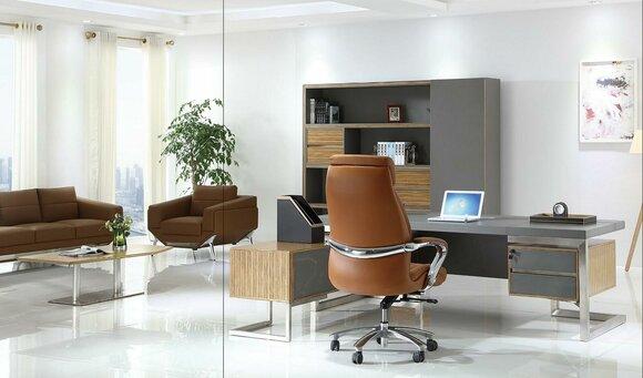 Moderne Büro Zimmer Set Office Einrichtung Komplett Set Möbel Tisch