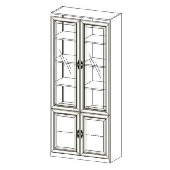 Vitrine Vitrinen Schrank Glasschrank Wohnzimmer Regal Holz Schrank