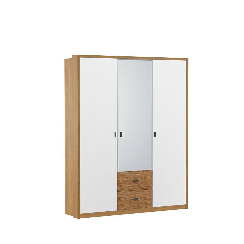 Design Schlafzimmer Schrank Kleiderschrank Moderne Schränke Holz 3trg.