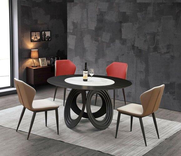 Esstisch Tisch Gruppe Esszimmer Wohnzimmer Garnitur Holz Design Tische