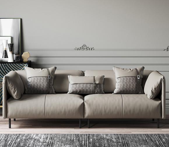 Design Italienische Möbel Big xxl 3 Sitzer Couch Leder Sofa Couchen Luxus