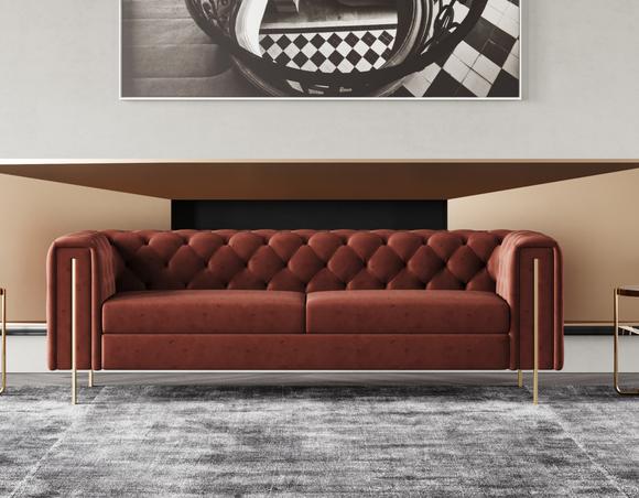 Dreisitzer Couch Polster Design Sofa Sitz 3er Sofas Zimmer Möbel Moderne