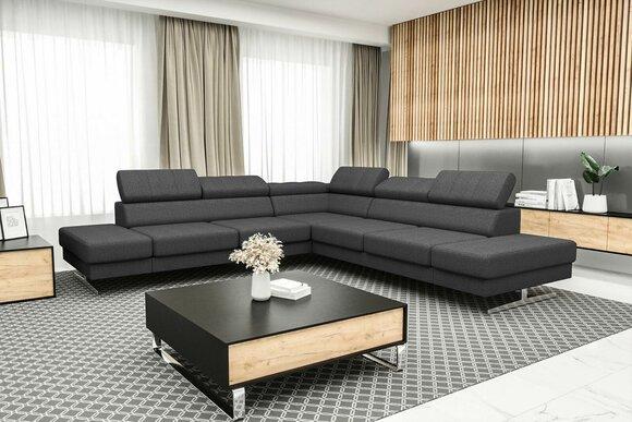 Design Sofa Couch Polsterung Wohnzimmer L-Form Modern Elegant Wohnlandschaft Neu